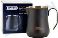 DeLonghi AS00006520 Koffie apparaat DLSC082 Melkopschuimkan Zwart, 500ml geschikt voor o.a. Capuccino, caffe latte, latte macchiato, 500ml