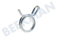 DeLonghi 9824800009  Slangklem geschikt voor o.a. 8 mm slang Klein,voor 8 mm siliconenslang geschikt voor o.a. 8 mm slang