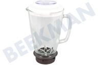 Krups  XF424000 Glazen Blenderkan geschikt voor o.a. Blendforce BL439D31, BL420838, BL44E831, BL438831