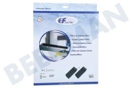 Eurofilter 23407 Afzuigkap Filter geschikt voor o.a. SK 600-900-KF 90 koolstof -rechthoek- geschikt voor o.a. SK 600-900-KF 90