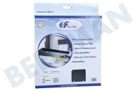 Eurofilter 781427 Afzuigkap Filter geschikt voor o.a. KF65/P01 Koolstof 25,5x22,5cm geschikt voor o.a. KF65/P01