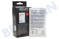 Krups F054001B Koffiezetapparaat Ontkalker geschikt voor o.a. Espresso Ontkalkingspoeder + PH strip geschikt voor o.a. Espresso