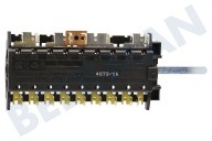 Smeg 811730227 Gaskookplaat Schakelaar geschikt voor o.a. SCE80MFX, SNL90DA Oven 17 contacten geschikt voor o.a. SCE80MFX, SNL90DA