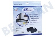 Eurofilter 50232980008 Afzuigkap Filter geschikt voor o.a. KF7509, DF7190, DF7290 Koolstof filter geschikt voor o.a. KF7509, DF7190, DF7290