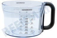 Kenwood AS00005349  Mengkom geschikt voor o.a. AT647, KAH647PL met handvat, zilvergrijs geschikt voor o.a. AT647, KAH647PL