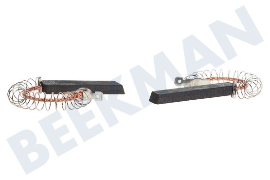 Tecnik Waschmaschine 00605694 Kohlebürste Set, 12 x 5 mit Feder/Klammer