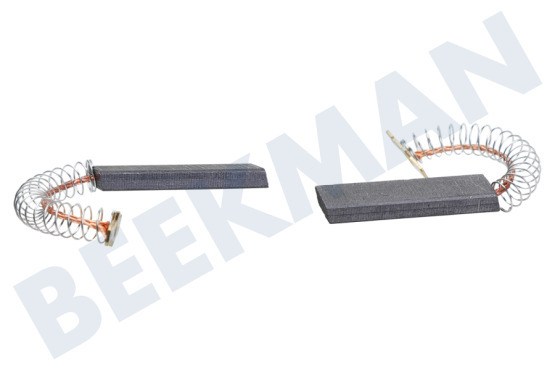 Tecnik Waschmaschine 00605694 Kohlebürste Set, 12 x 5 mit Feder/Klammer