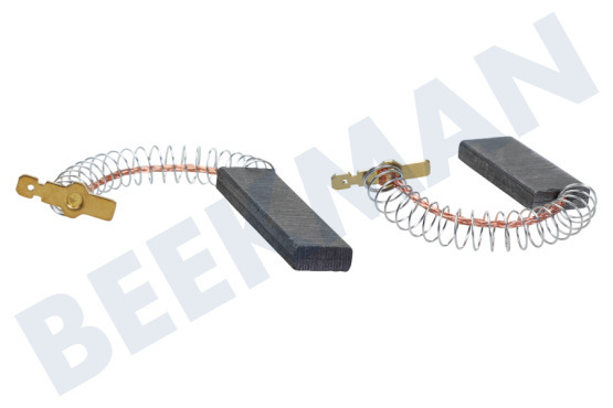 Tecnik Waschmaschine 00605694 Kohlebürste Set, 12 x 5 mit Feder/Klammer