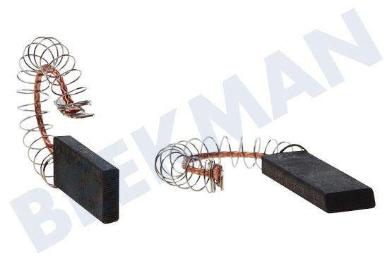 Bosch Waschmaschine 616505, 00616505 Kohlebürste Set, 43 mm x 13 x 5 mm mit Feder und Klammer