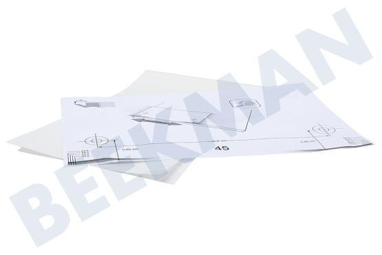 Ariston-Blue Air Vaatwasser 301749, C00301749 Bevestigingsset Installatieset 45/60cm