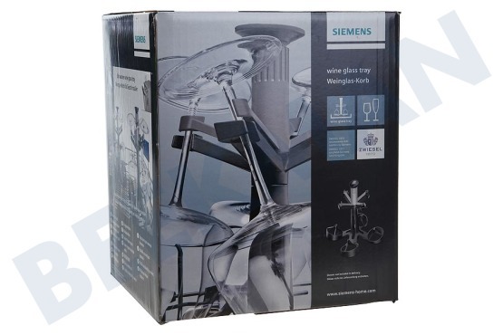 Siemens Vaatwasser 791040, 00791040 Siemens glazenhouder voor 4 glazen met lange steel