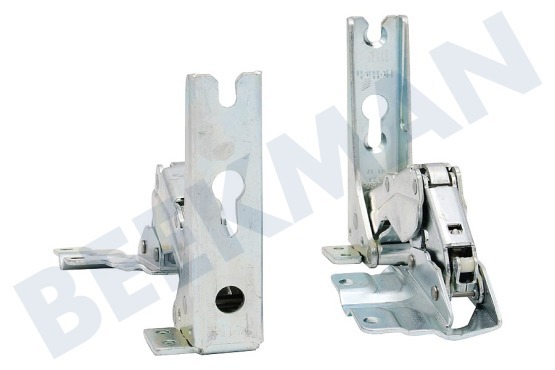 Bosch Koelkast 481147, 00481147 Scharnier metaal, set 2 stuks
