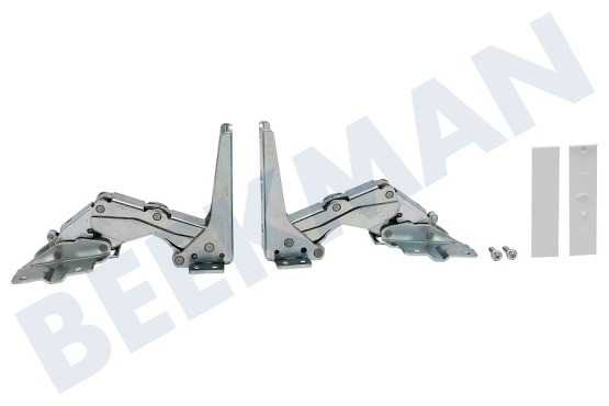 Bosch Koelkast 481147, 00481147 Scharnier metaal, set 2 stuks