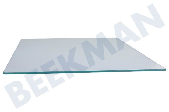 Indesit Koelkast Glasplaat Vrieslade, onderste 420x248,6mm.