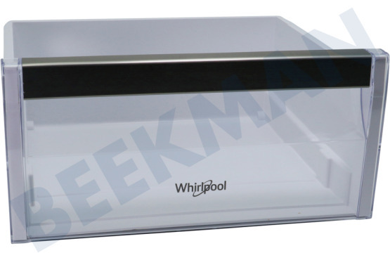 Whirlpool Koelkast Vrieslade Transparant, Schuiflade