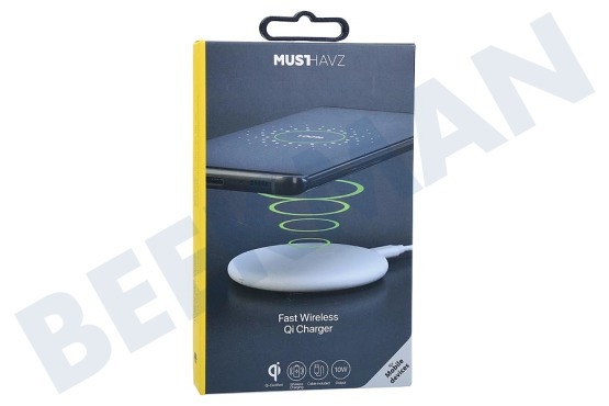 Universeel Fast Wireless QI Charger White