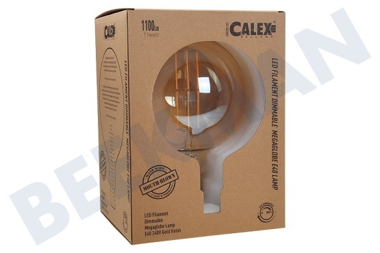 Calex 425642 Calex LED volglas LangFilament Giant Megaglobe Goud 11W