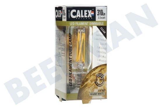 Calex 425491.1 Calex LED Volglas Filament Buismodel lamp 3,5W 310lm