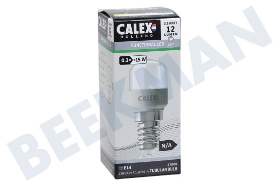 Fagor Kühlschrank 1301002600 LED Röhrenlampe 240 V 0,3 W E14 T20, 2700 K