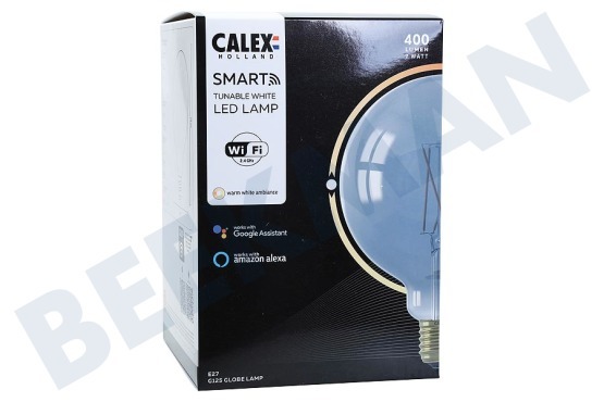 Calex Smart LED Filament Rustic Smokey Globelamp E27 Dimbaar
