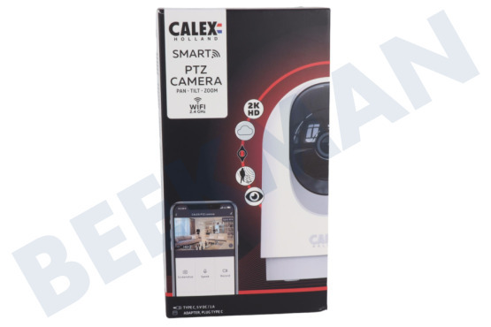 Calex  5501001200 Smart Pan & Tilt Camera, indoor