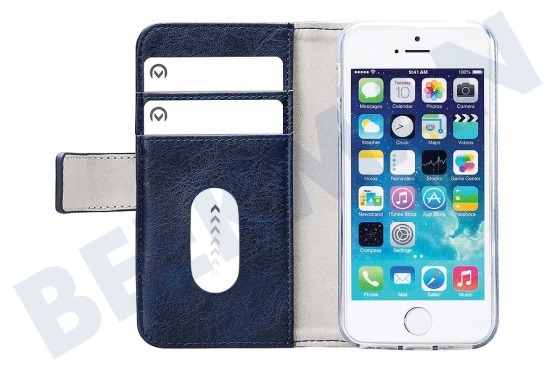 Mobilize Elite Gelly Wallet Book Case Apple iPhone 5/5S/SE Blue