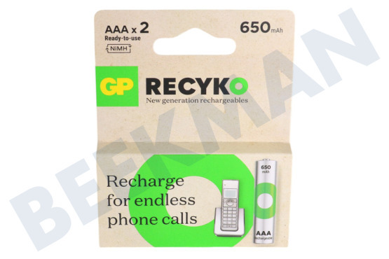 GP LR03 Batterij ReCyko+ Oplaadbaar AAA