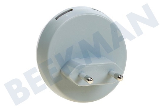 Grab 'n Go Oplader Led nachtlamp met 2 USB poortjes 2.1a