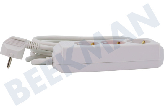 Brennenstuhl Tafelcontactdoos Eco-Line Wit 3 meter 3x1,5