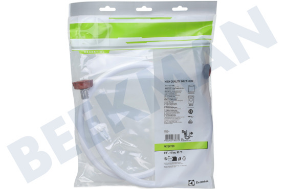 Bauknecht Waschmaschine E2WIH150A Zulaufschlauch - High Quality Warmwasser R/H 1,5 m