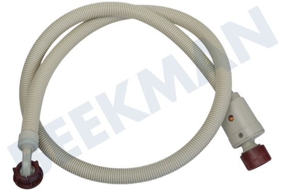 Universeel E2WIS150A Toevoerslang met waterslot, 1,5 meter, Recht/Haaks