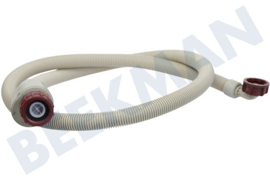 Universeel E2WIS150A Toevoerslang met waterslot, 1,5 meter, Recht/Haaks