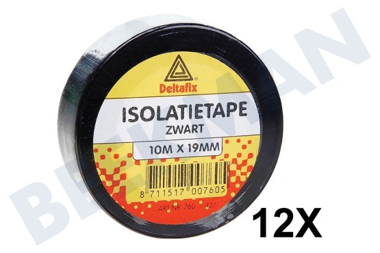 Deltafix  Tape Isolatieband zwart