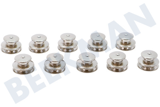 Deltafix Loxx Oberteil vernickelt 10 Stk