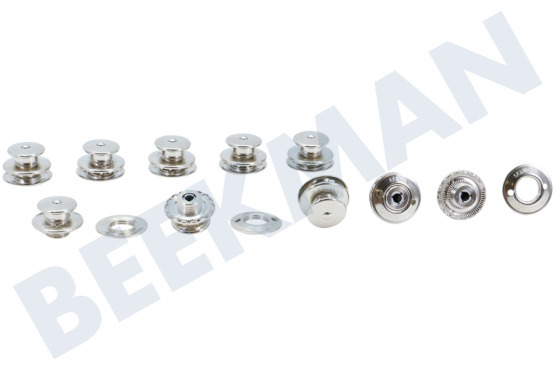 Deltafix Loxx Oberteil vernickelt 10 Stk