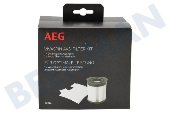 Westinghouse Stofzuiger AEF20 Filterset Stofzuiger
