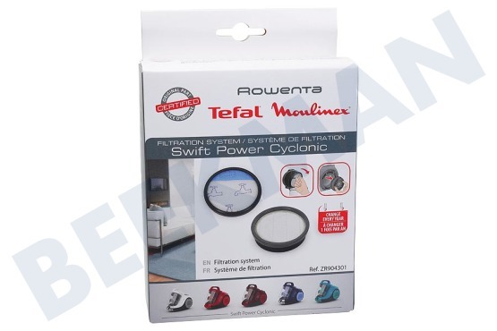 Tefal Staubsauger ZR904301 Swift Power Cyclonic Filter System