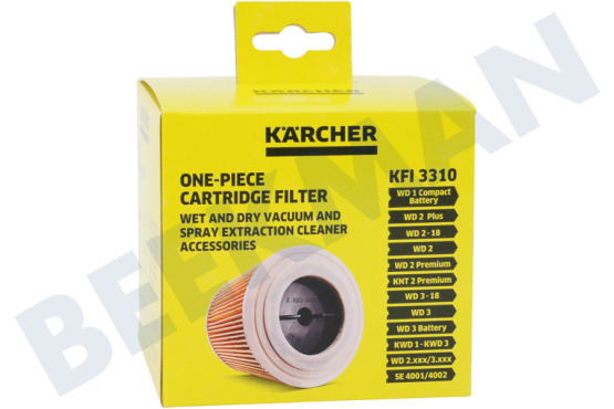 Karcher Stofzuiger 28633030 Patroonfilter