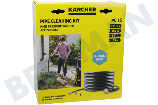 Karcher Hogedruk 2.644-492.0 Rioolreinigingsset PC15