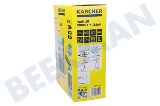 Karcher Hogedruk 2.643-144.0 Foam Jet Connect 'n' Clean