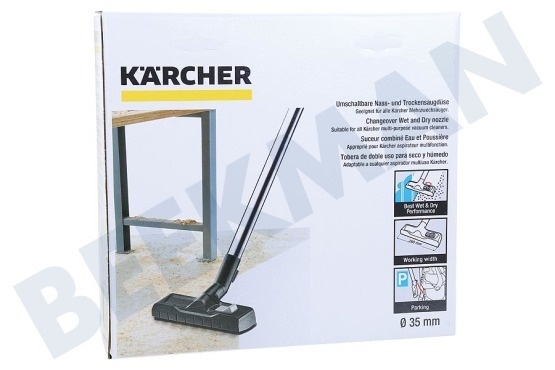 Karcher Stofzuiger 2.863-000.0 Omschakelbare Nat- en Droogzuigmond