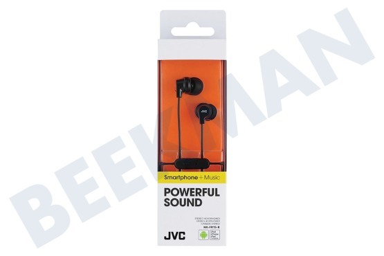 JVC HA-FR15-B-EF In Ear Hoofdtelefoon met Microfoon Zwart