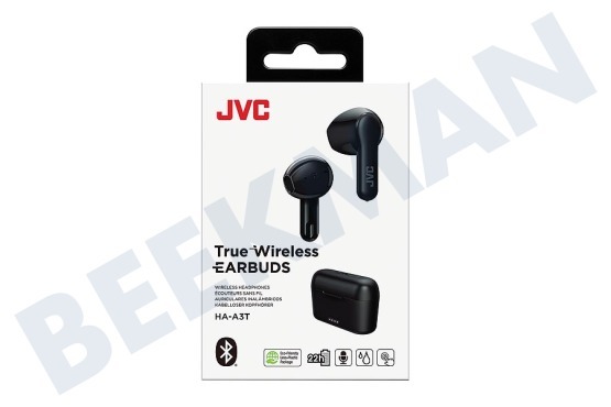 JVC HA-A3T-BU Earbuds True Wireless Black