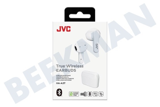 JVC HA-A3T-WU Earbuds True Wireless White