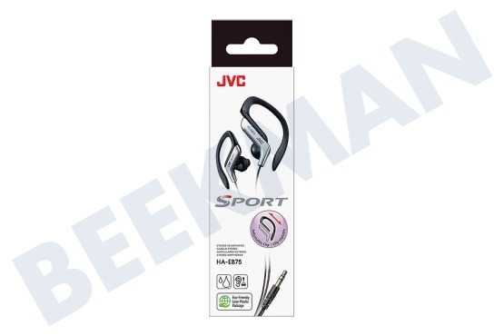 JVC HA-EB75-SN-U Adjustable Clip Sport Headphones