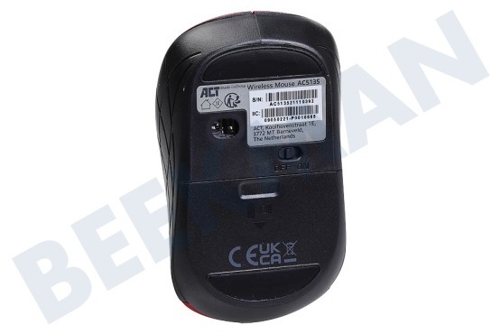 ACT AC5135 Kabellose Maus 1600 DPI Rot
