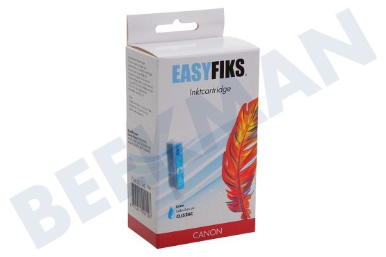 Easyfiks Inktcartridge CLI 526 Cyan + Chip