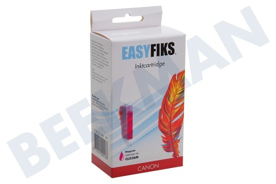 Easyfiks Inktcartridge CLI 526 Magenta + Chip