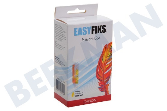 Easyfiks Inktcartridge CLI 526 Yellow + Chip