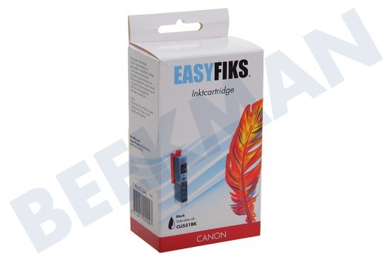 Easyfiks CLI-551BK Inktcartridge CLI 551 Black